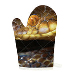 Malagasy Cat Eyed Snake Print Single Oven Mitt