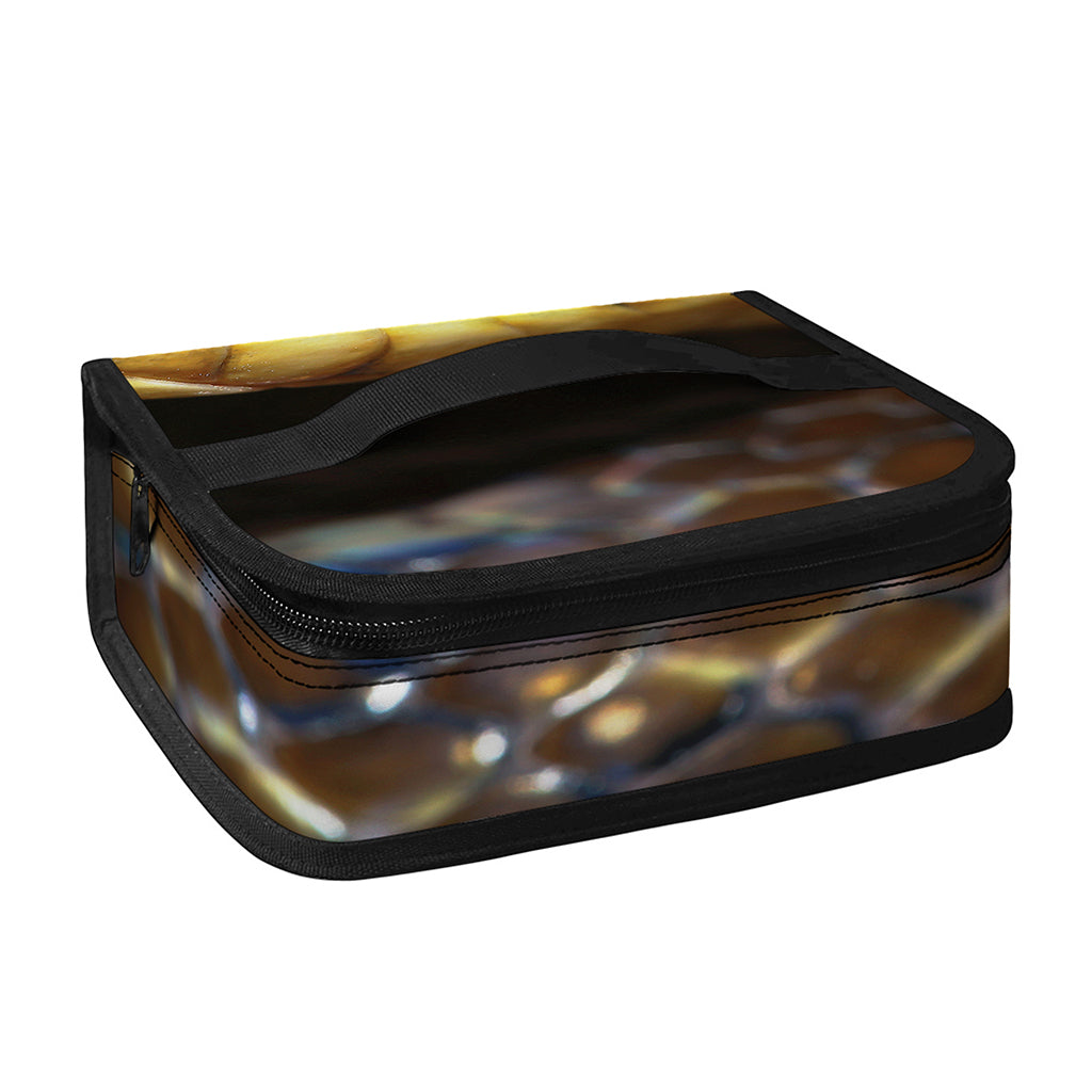 Malagasy Cat Eyed Snake Print Small Lunch Bag