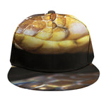 Malagasy Cat Eyed Snake Print Snapback Cap