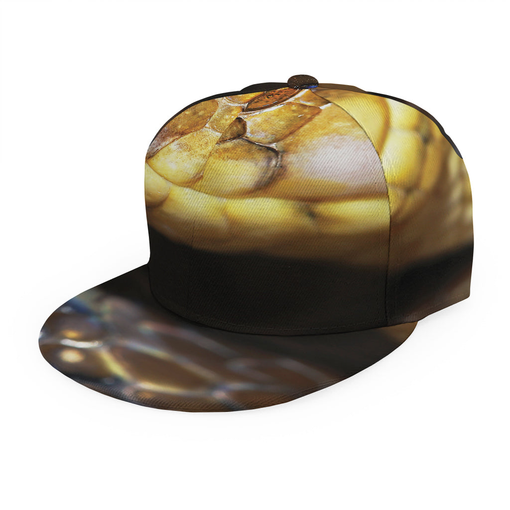Malagasy Cat Eyed Snake Print Snapback Cap