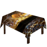 Malagasy Cat Eyed Snake Print Tablecloth