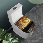 Malagasy Cat Eyed Snake Print Toilet Lid Cover