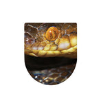 Malagasy Cat Eyed Snake Print Toilet Lid Cover
