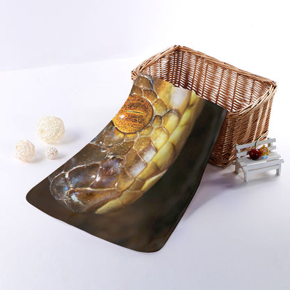 Malagasy Cat Eyed Snake Print Towel