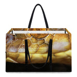 Malagasy Cat Eyed Snake Print Utility Tote Bag