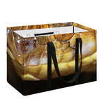 Malagasy Cat Eyed Snake Print Utility Tote Bag