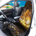 Malagasy Cat Eyed Snake Print Waterproof Car Seat Cover