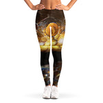 Malagasy Cat Eyed Snake Print Women's Leggings