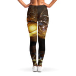 Malagasy Cat Eyed Snake Print Women's Leggings