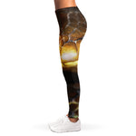 Malagasy Cat Eyed Snake Print Women's Leggings
