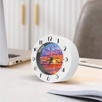 Maldives Sunset Print Alarm Clock