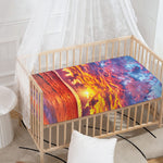Maldives Sunset Print Baby Crib Sheet