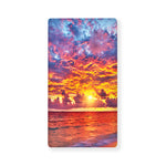 Maldives Sunset Print Baby Crib Sheet
