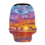 Maldives Sunset Print Baby Seat Cover