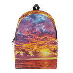 Maldives Sunset Print Backpack