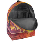 Maldives Sunset Print Backpack