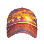 Maldives Sunset Print Baseball Cap