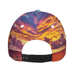 Maldives Sunset Print Baseball Cap