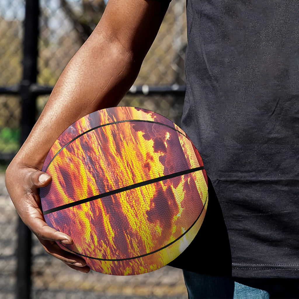 Maldives Sunset Print Basketball