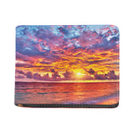 Maldives Sunset Print Bifold Wallet