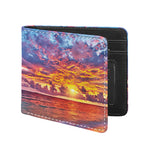 Maldives Sunset Print Bifold Wallet