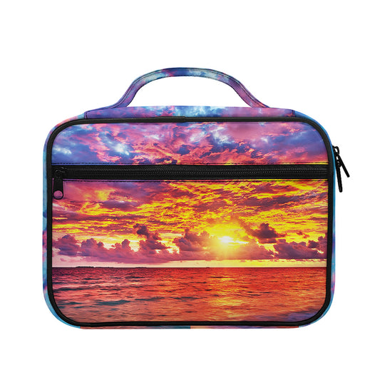 Maldives Sunset Print Briefcase Bible Bag