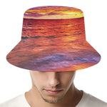 Maldives Sunset Print Bucket Hat