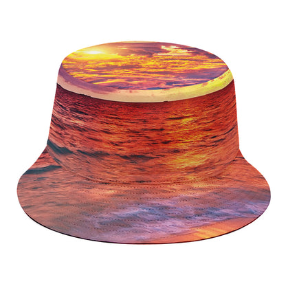 Maldives Sunset Print Bucket Hat