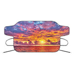 Maldives Sunset Print Car Windshield Snow Cover