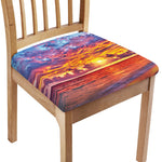 Maldives Sunset Print Chair Cushion Cover
