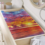 Maldives Sunset Print Changing Pad Cover