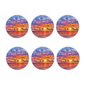 Maldives Sunset Print Coaster Set