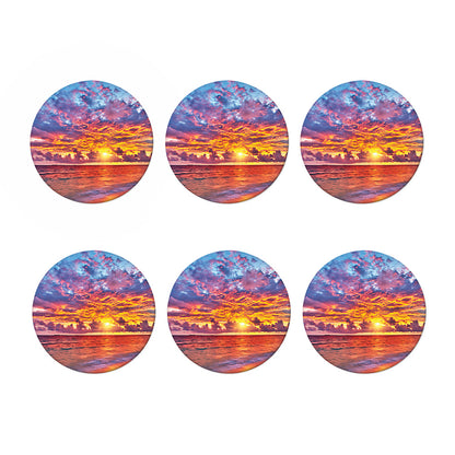 Maldives Sunset Print Coaster Set