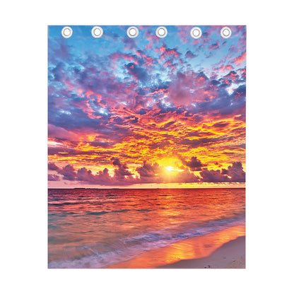 Maldives Sunset Print Curtain