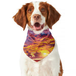 Maldives Sunset Print Dog Bandana