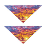 Maldives Sunset Print Dog Bandana