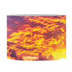 Maldives Sunset Print Drum Lamp Shade