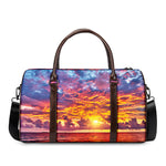 Maldives Sunset Print Duffle Bag
