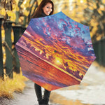 Maldives Sunset Print Foldable Umbrella