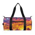 Maldives Sunset Print Gym Bag
