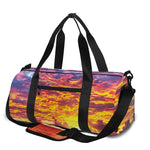 Maldives Sunset Print Gym Bag