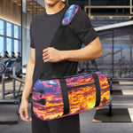 Maldives Sunset Print Gym Bag