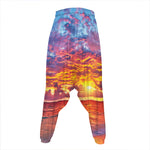 Maldives Sunset Print Hammer Pants