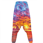 Maldives Sunset Print Hammer Pants