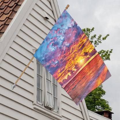Maldives Sunset Print House Flag