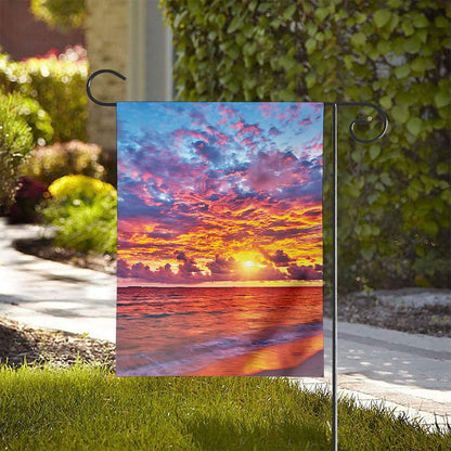 Maldives Sunset Print House Flag
