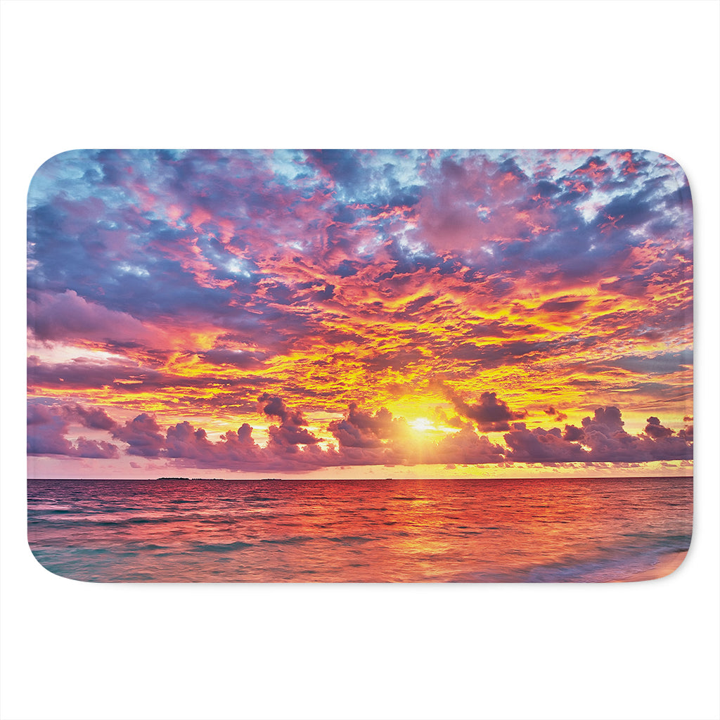 Maldives Sunset Print Indoor Door Mat