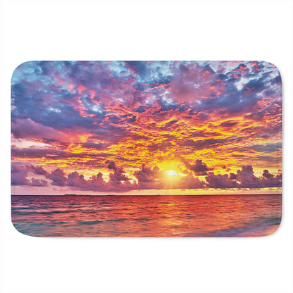 Maldives Sunset Print Indoor Door Mat
