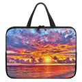 Maldives Sunset Print Laptop Sleeve With Handle