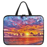 Maldives Sunset Print Laptop Sleeve With Handle